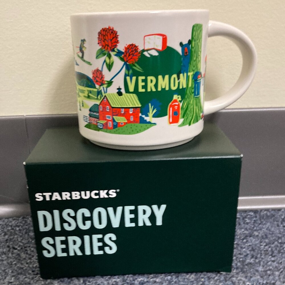 New 2024 Starbucks DISCOVERY Series Collectible Vermont Mug 14 fl oz Boxed